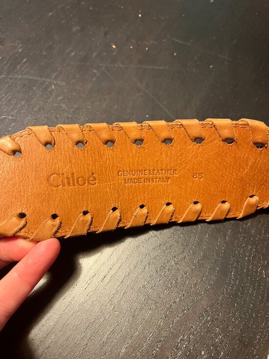 Chloé Whipstitch Leather Belt main image 4